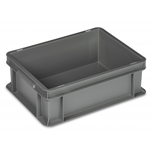 Cassa serie Europa 40x30 - H 13 cm - colore grigio - per uso industriale