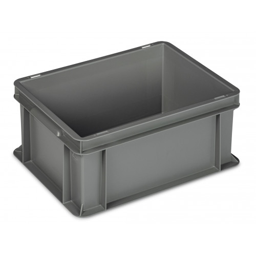 Cassa serie Europa 40x30 - H 17 cm - colore grigio - per uso industriale