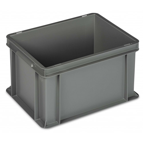 Cassa serie Europa 40x30 - H 22 cm - colore grigio - per uso industriale