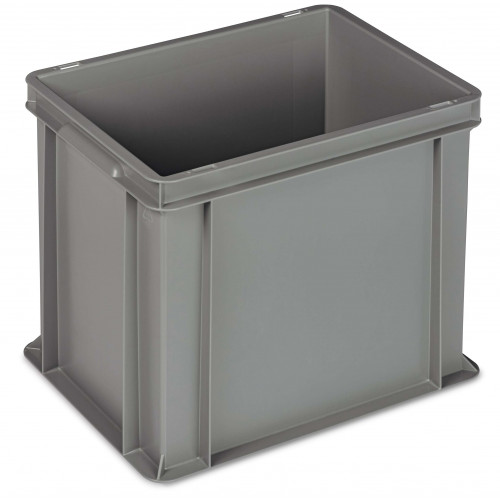 Cassa serie Europa 40x30 - H 32 cm - colore grigio - per uso industriale