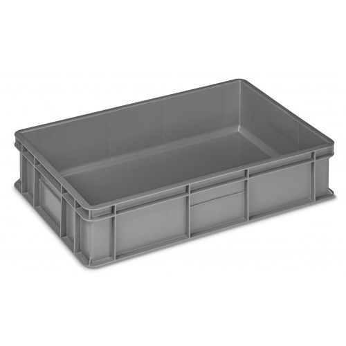 Cassa serie Europa 60x40 - H 13 cm - colore grigio - per uso industriale 